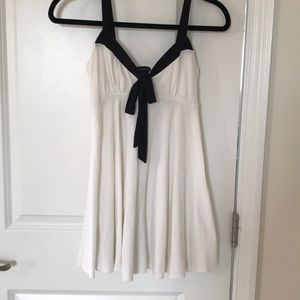 White & black dress or cover up